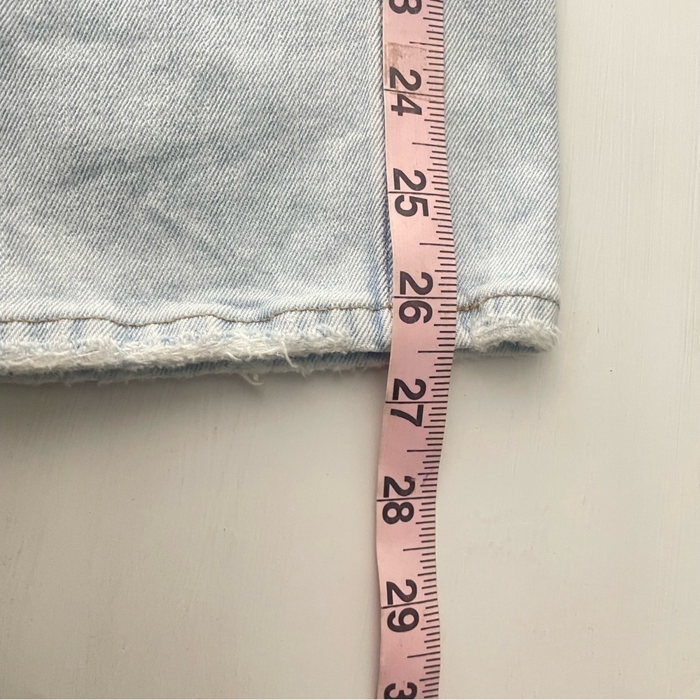 Abercrombie & Fitch the ankle straight ultra high rise blue jeans 26919 - Picture 8 of 13